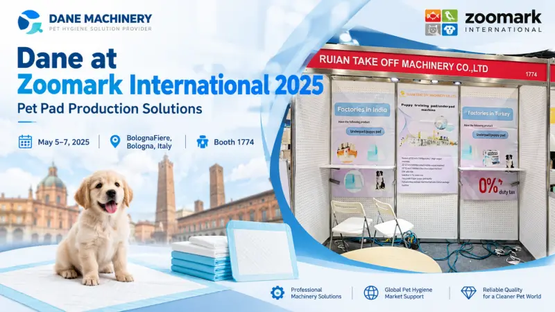 Dane Pet Pad Production Solutions at Zoomark International 2025